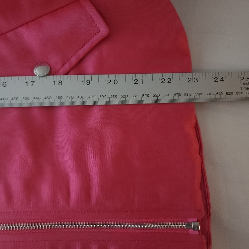 Zadig & Voltaire Ben Pink Fushia Bomber Jacket - Picture 10 of 10